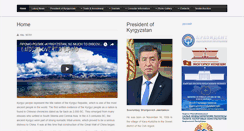 Desktop Screenshot of kyrgyzembassy.com.pk