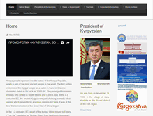 Tablet Screenshot of kyrgyzembassy.com.pk